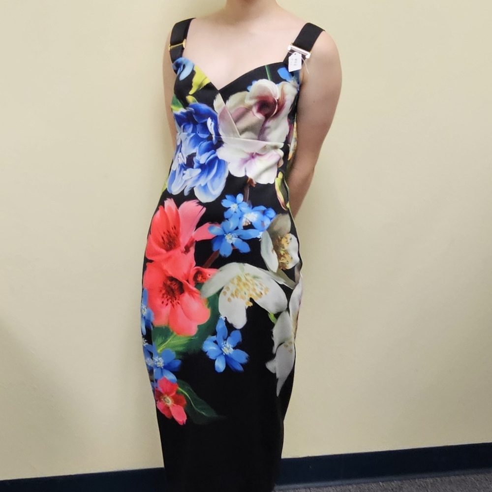 NWT Ted Baker London Floral Strap Dress 4